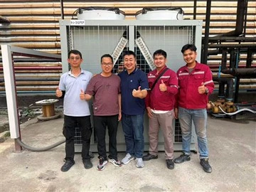 Hicon oferă asistență post-vânzare rapidă pentru răcitoarele comerciale modulare răcite cu aer în Thailanda